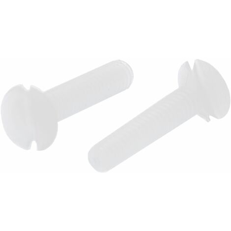 Vis à tête Fraisée fendue, Nylon, M2, 10mm ( Prix pour Sachet de 100 )