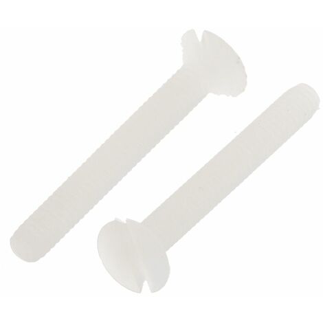 Vis à tête Fraisée fendue, Nylon, M2, 16mm ( Prix pour Sachet de 100 )