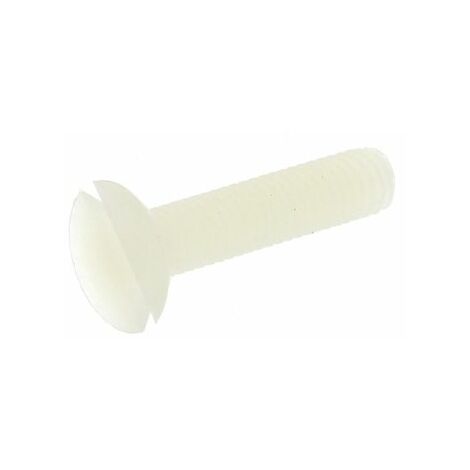 Vis à tête Fraisée fendue, Nylon, M3.5, 16mm ( Prix pour Sachet de 100 )