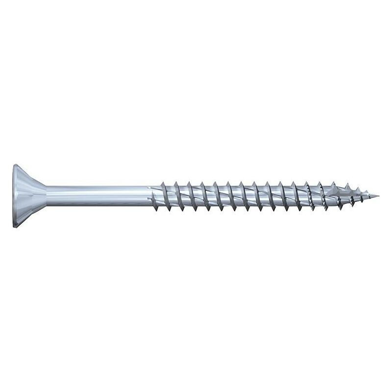 Vis à tête fraisée Jet-Fast® bleu-galvanisé (Silverline) 4,0x40 tg ue: 500