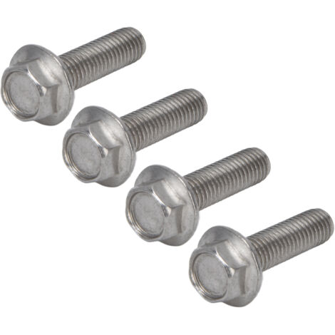 Vis à tête hexagonale à collerette M10x1.5 Acier Inox A2-70 avec Joint étanche DIN 6921 - Lot de 20