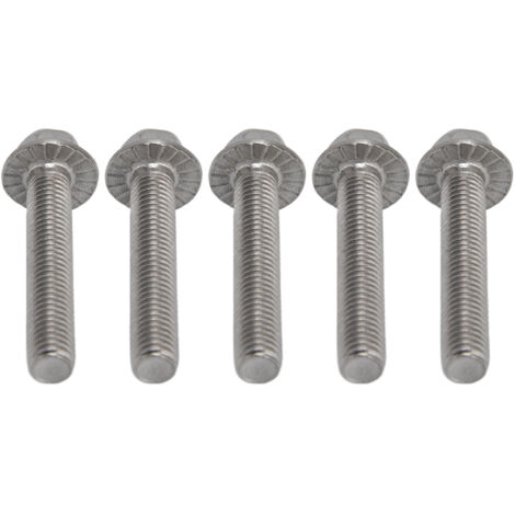 Vis à tête hexagonale à collerette M10x1.5 en Acier Inoxydable A2-70 avec joint d'étanchéité DIN 6921 - Lot de 20