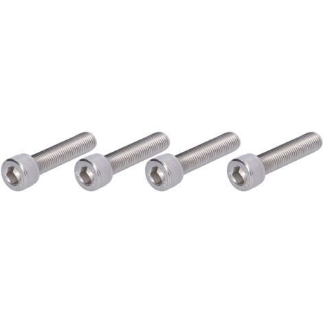 Vis à tête hexagonale creuse en acier inoxydable A2 M10x45mm, lot de 4 pièces, pas fin 1.25mm