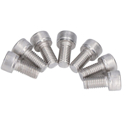 Vis à tête hexagonale creuse M8x20 Acier Inoxydable A2-70, Filetage gros DIN 912, Boulon Hex Creux