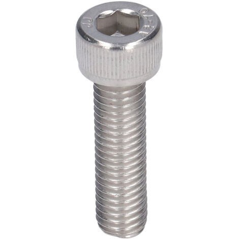 Vis à tête hexagonale creuse M8x35 Acier inoxydable A2-70, Filetage gros DIN 912 - Lot de 50