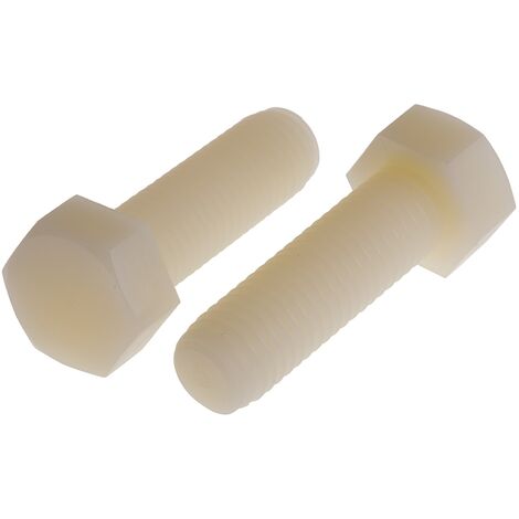 Vis à tête hexagonale Nylon, M12 x 40mm ( Prix pour Sachet de 25 )