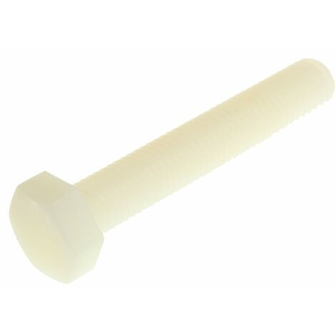 Vis à tête hexagonale Nylon, M12 x 70mm ( Prix pour Sachet de 25 )