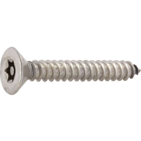 Vis à tôle à têtes fraisées profil en Torx avec téton 10 pc(s) TOOLCRAFT 88115-4.8 acier inoxydable 38 mm 4.8 mm N/A C64771