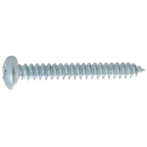 Vis à tôle tête cylindrique large acier zingué blanc DIN 7981 4,8X9,5 boîte de 200 ULTIMA AFB7981AZ4895