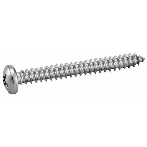 Vis à tole tête cylindrique large phillips - Inox A2 4,8x19 mm - Boîte de 200