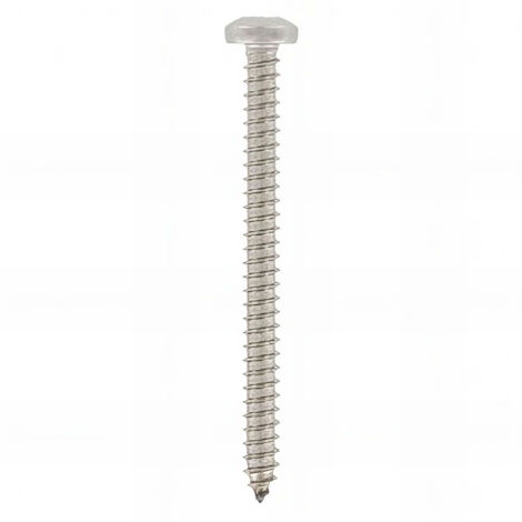 Vis à tôle tête cylindrique Pozidriv 4,8 x 25,4 mm INOX A4 - Boite de 200 pcs - Fixtout VTCC48254A4