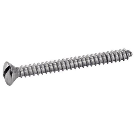Vis à tôle tête fraisée bombée fendue A2 DIN 7973 3,5X13 boîte de 200 - ACTON - 624043,5X13