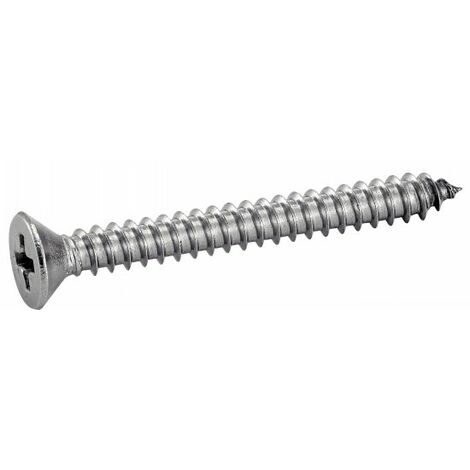 Vis à tôle tête fraisée philips inox A2 DIN 7982 3,5X25 boîte de 200 - ACTON - 624093,5X25