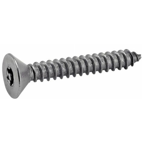 Vis à tôle tête fraisée torx téton inviolable A2 DIN 7982 3.5X19 boîte de 100 - ACTON - 628083,5X19