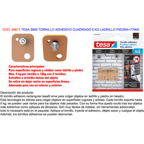 Vis adhésive carrée Tesa SMS brique 5 kg
