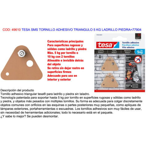 Vis adhésives Tesa SMS 5 kg brique/pierre