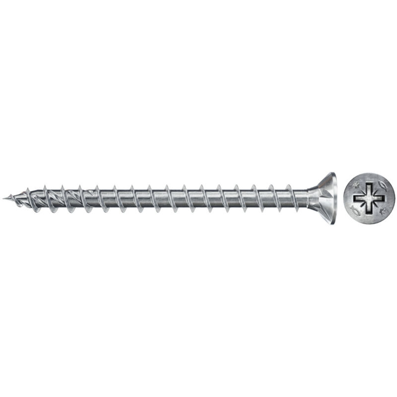FISCHER Boite 200 vis fpf ii czp 4,5x40 bc vis a bois 670300 
