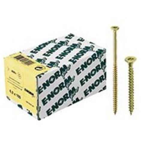 Vis agglo SPS SeKo galvanisé Jaune Filetage partiel ISR 5,0x 25/18 E-NORMpro (Par 500)