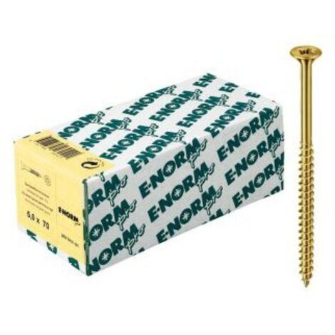 Vis agglo SPS SeKo galvanisé Jaune Filetage partiel PZD3,5x 30/18 E-NORMpro (Par 200)
