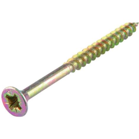 Vis Agglo Tête Fraisée Pz Standard Acier Zingué Jaune 4,5 X 35 Mm 11 Pc(s)