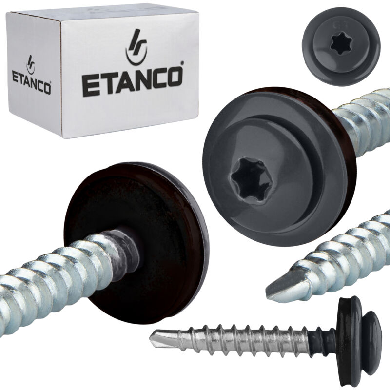 Vis Farmer GTFP à tête cylindrique 4,8x35mm RAL 7016