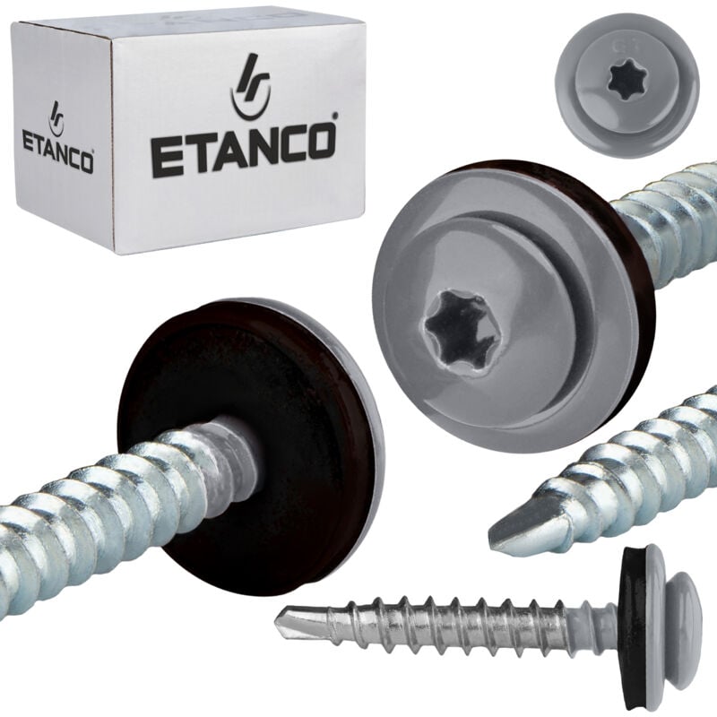 Vis agricoles à tête cylindrique GTFP 4,8x35mm RAL 9006