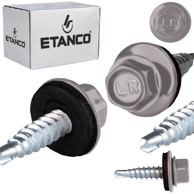 Vis agricoles GTO2 Z14 4,8x20mm RAL 9007