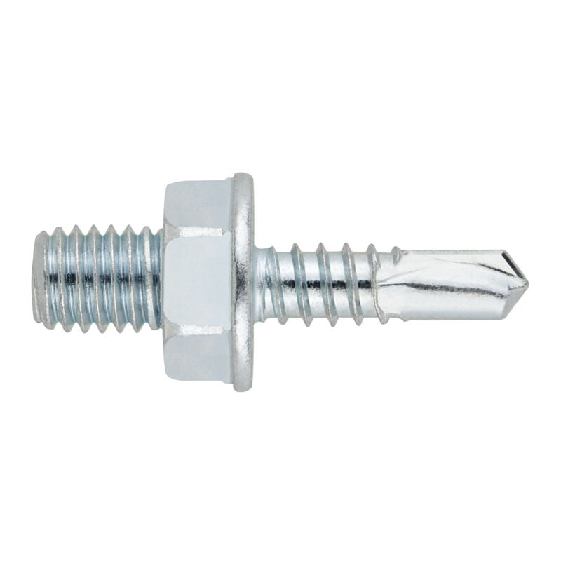 Vis auto-perceuses -Filetage mâle - Zingué M6 x 5 - Boite de 200