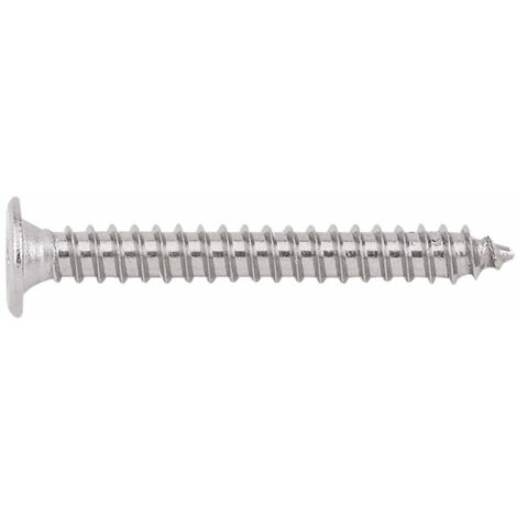 Vis auto-perceuses - filetées à tôle et PVC - Vis à tôle - tête extraplate Inoxydable A2 - Empreinte PH 4,2 x 22 - Boite de 500
