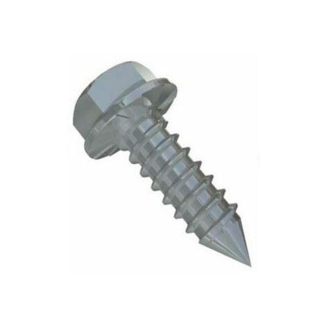 Vis auto-taraudeuse 6,3 x 16 mm – Lot de 20 unités – Pour montage charnières et supports sur panneaux – Vissage rapide en série – Doco