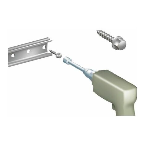 vis auto-taraudeuse tête hexagonale - 4.8 x 13 mm - thalassa - schneider electric nsys13m5hs