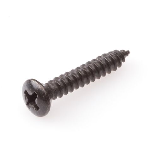 Vis autoforantes noires 3.5 x 13 mm avec tête lentille - 100