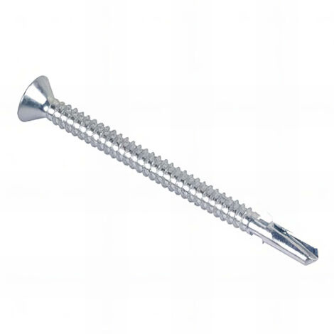 Vis autoperceuse à ailette tête fraisée Torx 6.3 x 70 mm Zinguée - Boite de 200 pcs - Fixtout VAFAFX6370002B