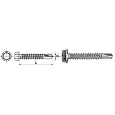 VIS AUTOPERCEUSE À TÊTE HEXAGONALE HWH 5,532MM - 5 STO - 530 5,532