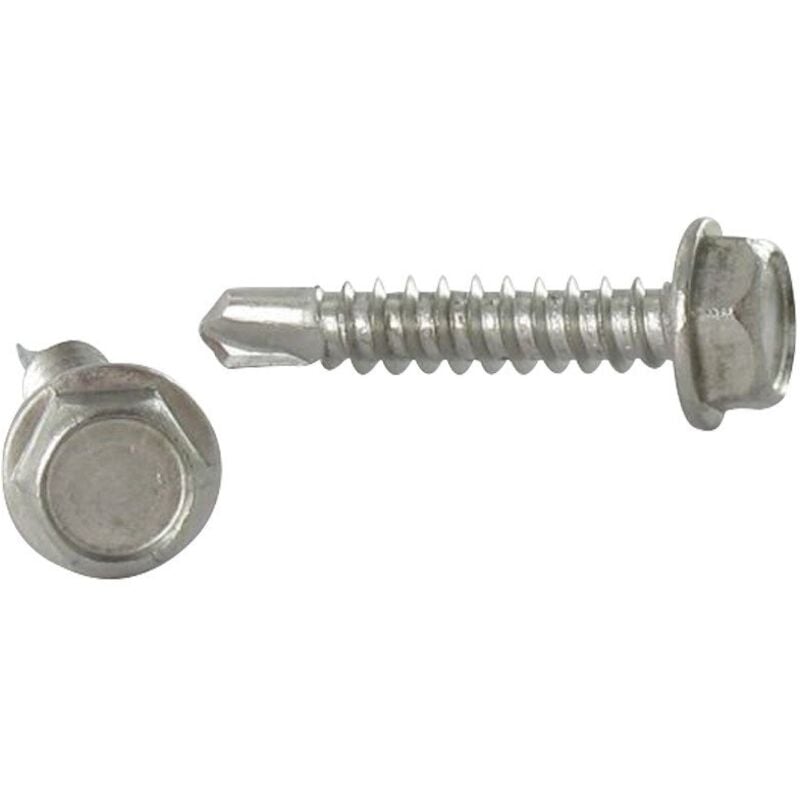 Vis Express - Vis autoperceuse Tête hexagonale th 5.5X32 Inox A2-200 pièces