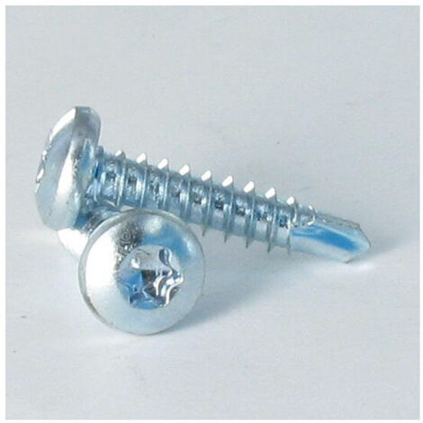 Vis autoperceuse Tête cylindrique bombée TCB 4.2X13 TORX T20 Acier zingué-500 pièces