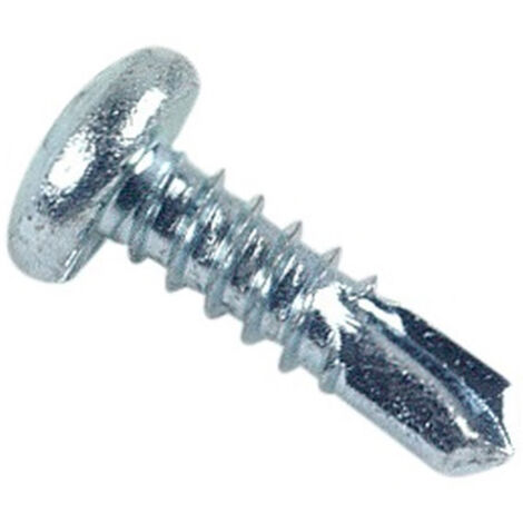 Vis autoperceuse tête cylindrique empreinte carrée Zingué - 3,5 x 9,5 mm - BIVI