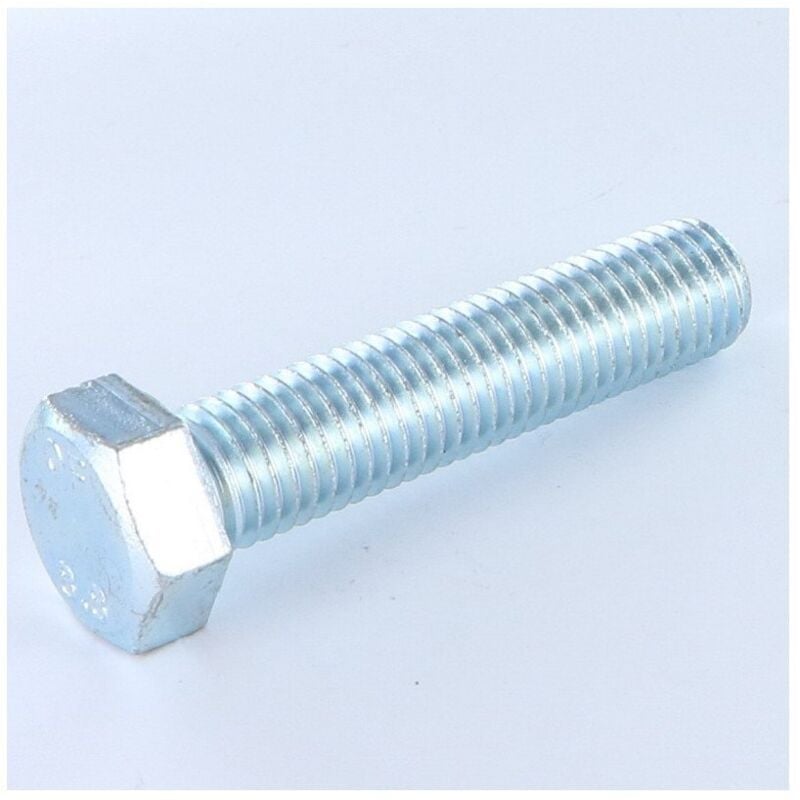 Vis métaux Tête hexagonale th M12X80 Classe 8.8 Acier zingué-50 pièces