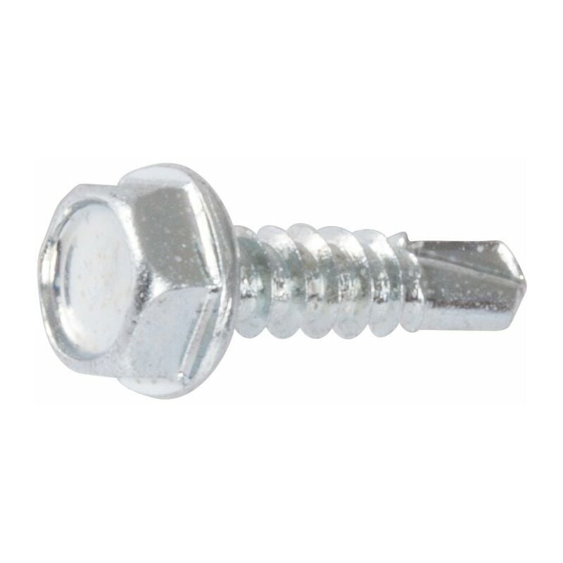 Viswood - Vis tôle Autoperceuse - Tête hexagonale - Acier zingué - 6,3 x 32 mm - Boîte de 250