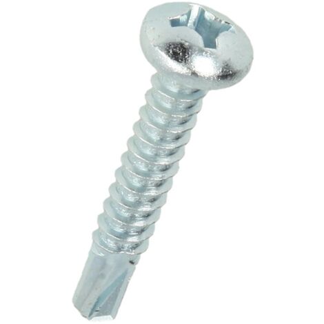 Vis autotaraudeuse galvanisée diam.5,5 x 38 mm avec tête bombée et empreinte cruciforme