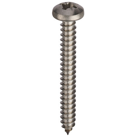 Vis autotaraudeuse RS PRO, 4 x 25mm, en Acier inoxydable A2/304 ( Prix pour Boîte de 100 )