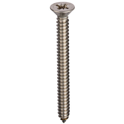 Vis autotaraudeuse RS PRO, 4 x 6.5mm, en Acier inoxydable A2/304 ( Prix pour Boîte de 100 )