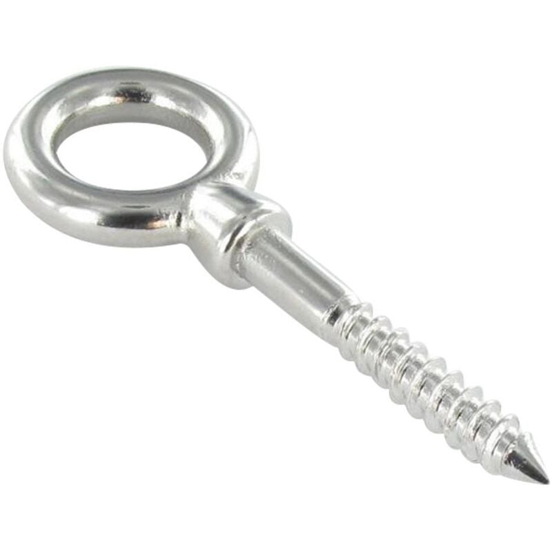 Vis Express - Piton à Oeil Filetage Bois OEIL18 8X80-5 pièces