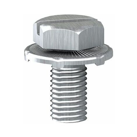 vis avec rondelle - tête h fendue - 5 x 18 mm - thalassa - boite de 100 - schneider electric af1va518