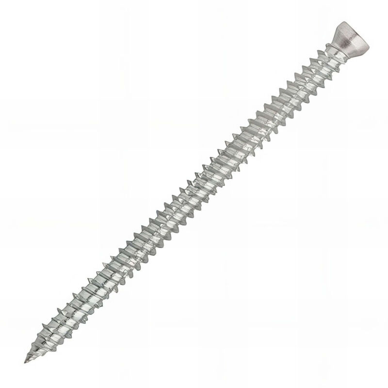 Scell-it - 50 vis beton fixation directe huisserie, tête réduite, TX25 - 7.5 x 252 mm