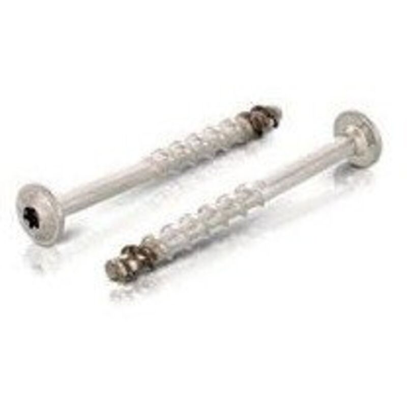 Vis Express - Vis béton Tête Bombée torx T30 Inox A4 7.5X80 Filetée sur 25-30 pièces