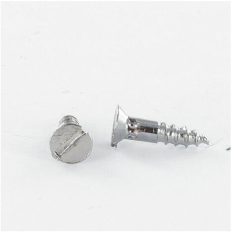 Vis bois Acier chrome Tête fraisée TF Fendue 6X60-100 pièces