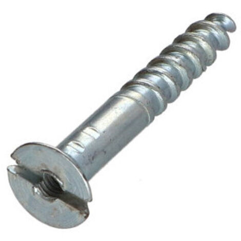 Vis bois Acier zingué 5X30 Percée et taraudée M3 Pas de 60-1 pièce