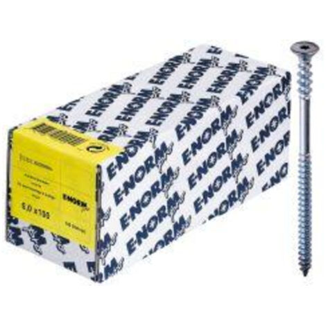 Vis bois ajustement galZn 6,0x145 E-NORMpro (Par 50)