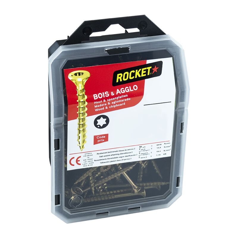 Vis bois anti-fendage - 4.5 x 40/22 - TX 20 - Vybac de 140